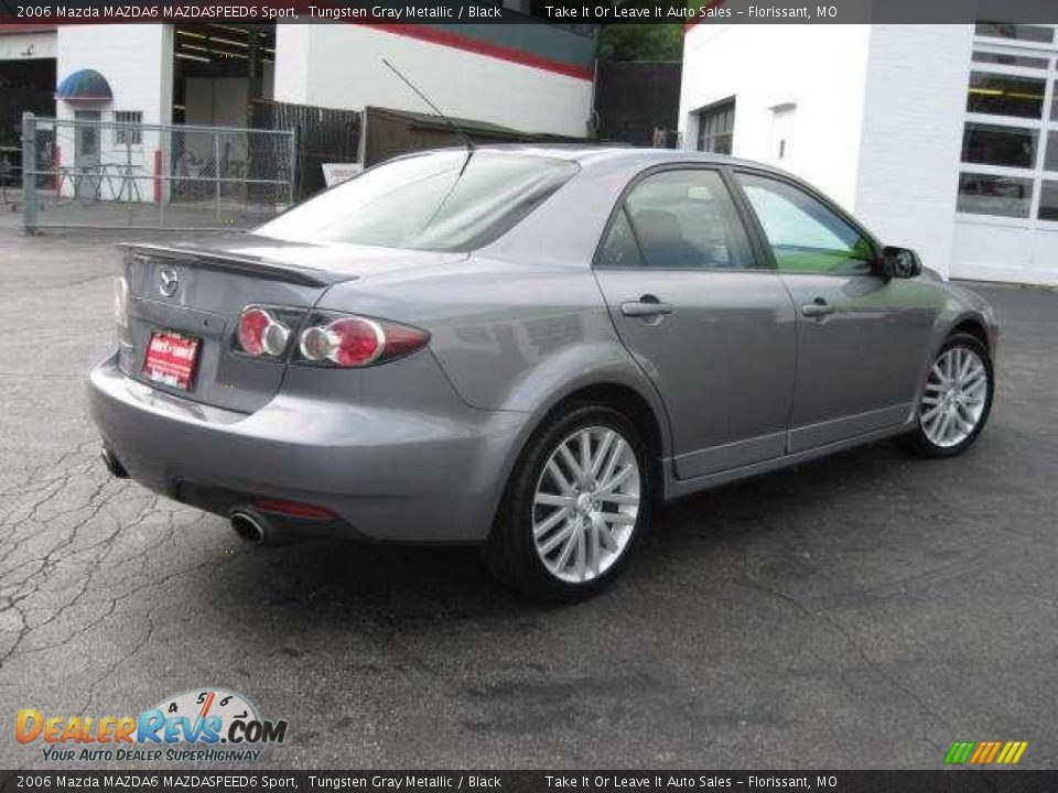 2006 Mazda MAZDA6 MAZDASPEED6 Sport Tungsten Gray Metallic / Black Photo #15