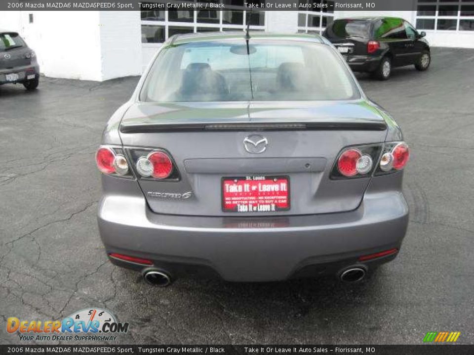 2006 Mazda MAZDA6 MAZDASPEED6 Sport Tungsten Gray Metallic / Black Photo #16