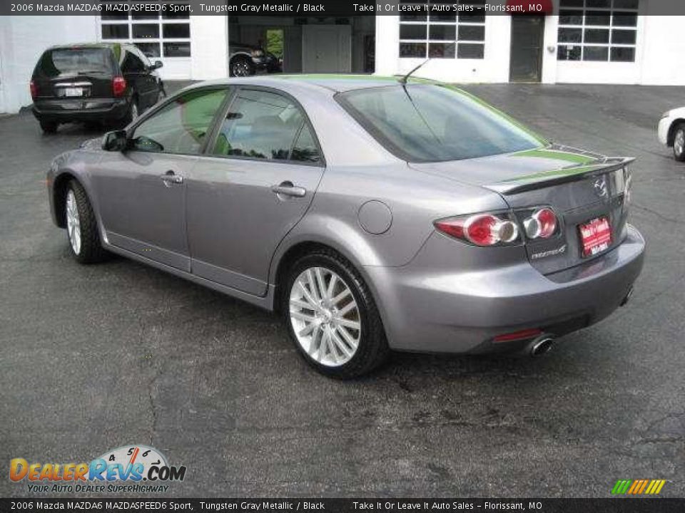 2006 Mazda MAZDA6 MAZDASPEED6 Sport Tungsten Gray Metallic / Black Photo #17