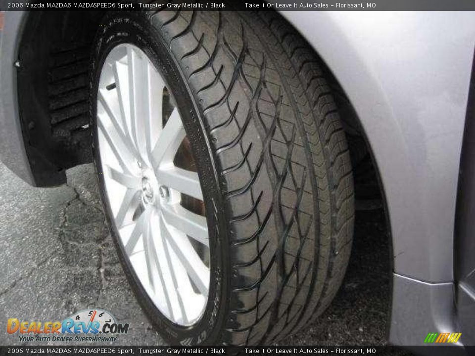 2006 Mazda MAZDA6 MAZDASPEED6 Sport Tungsten Gray Metallic / Black Photo #19