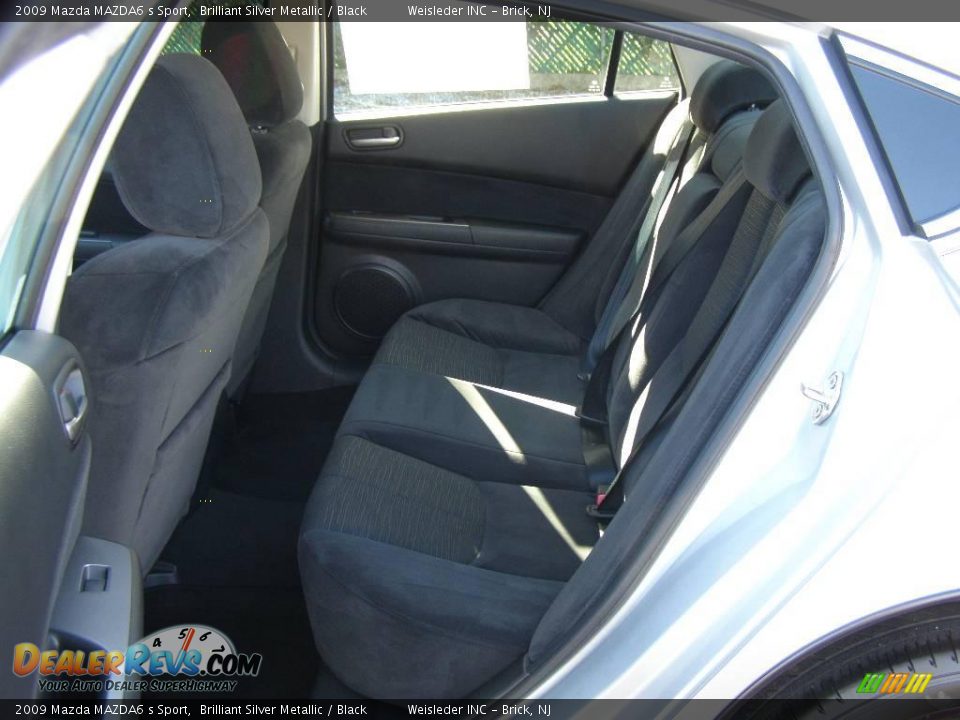 2009 Mazda MAZDA6 s Sport Brilliant Silver Metallic / Black Photo #18