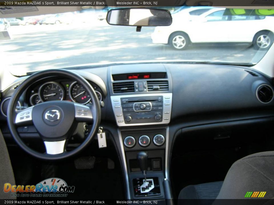 2009 Mazda MAZDA6 s Sport Brilliant Silver Metallic / Black Photo #19