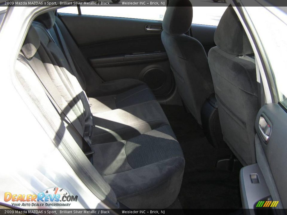 2009 Mazda MAZDA6 s Sport Brilliant Silver Metallic / Black Photo #21
