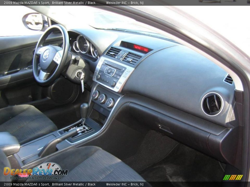 2009 Mazda MAZDA6 s Sport Brilliant Silver Metallic / Black Photo #22