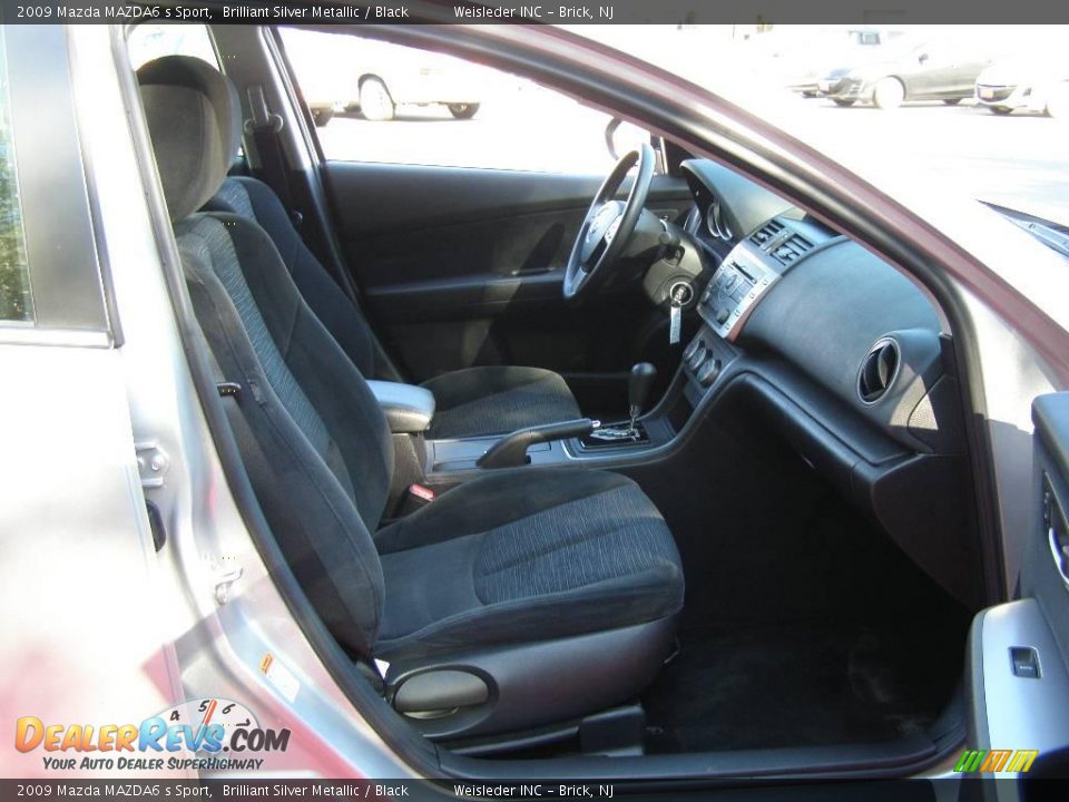 2009 Mazda MAZDA6 s Sport Brilliant Silver Metallic / Black Photo #23