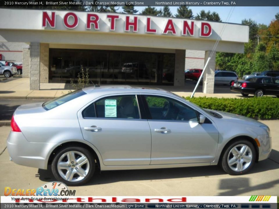 2010 Mercury Milan I4 Brilliant Silver Metallic / Dark Charcoal/Medium Light Stone Photo #1