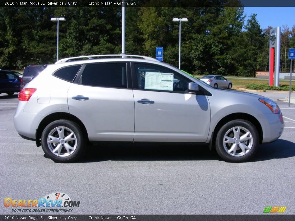 2010 Nissan Rogue SL Silver Ice / Gray Photo #5