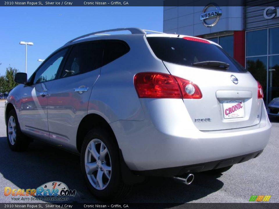 2010 Nissan Rogue SL Silver Ice / Gray Photo #8