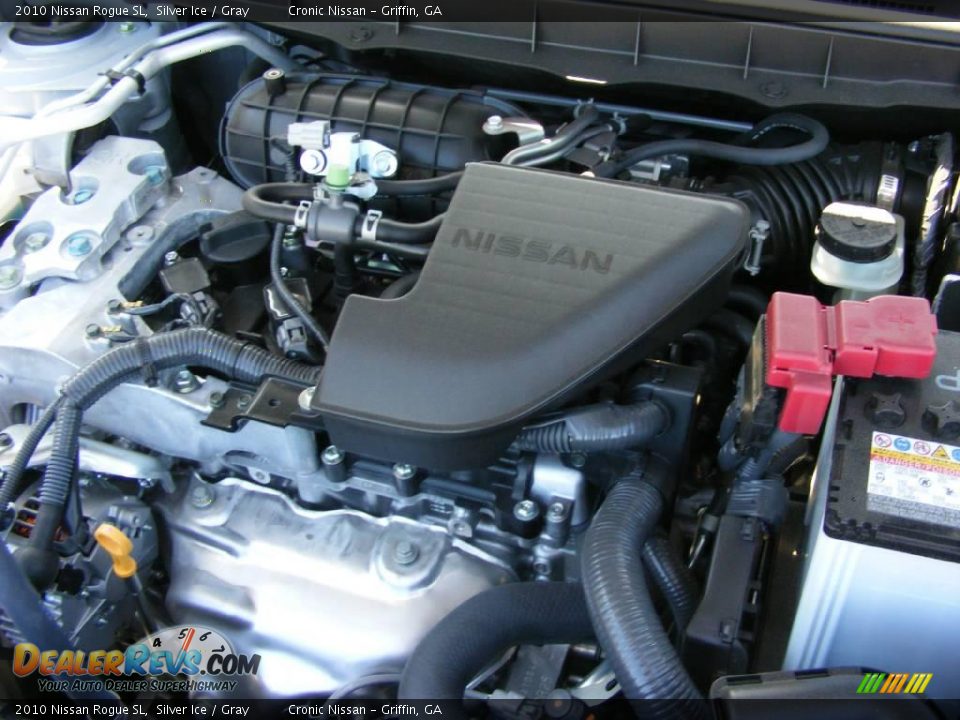 2010 Nissan Rogue SL Silver Ice / Gray Photo #10