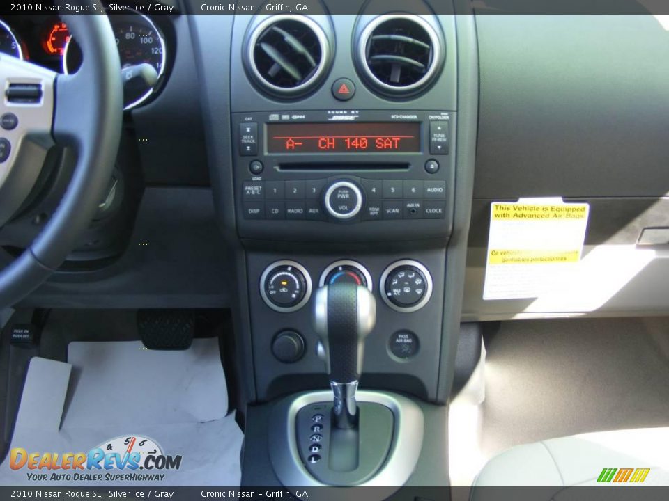 2010 Nissan Rogue SL Silver Ice / Gray Photo #11