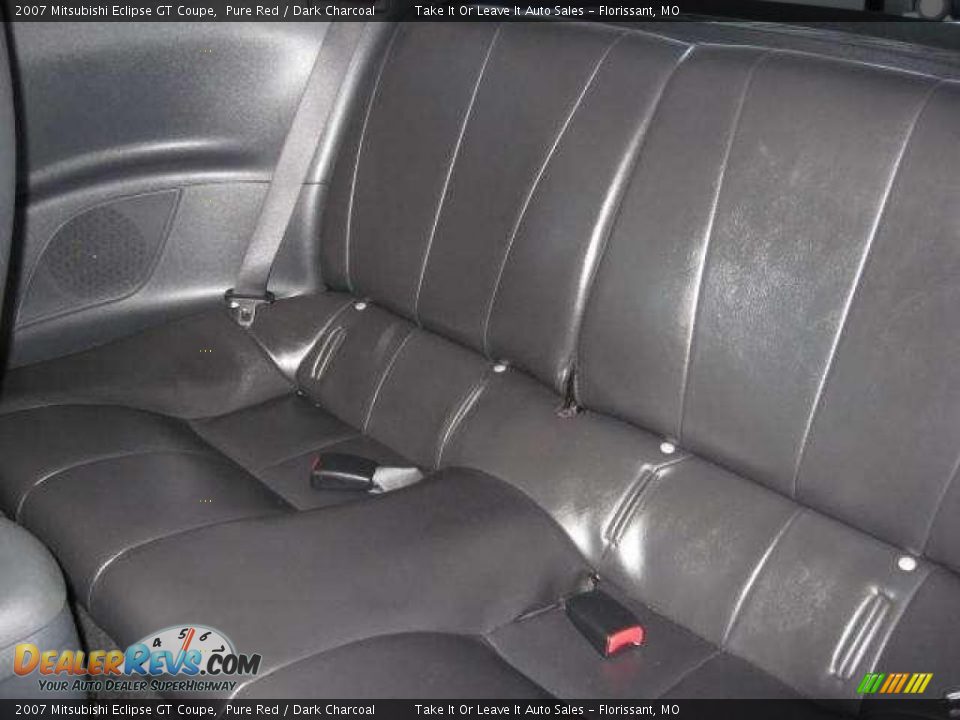 2007 Mitsubishi Eclipse GT Coupe Pure Red / Dark Charcoal Photo #2