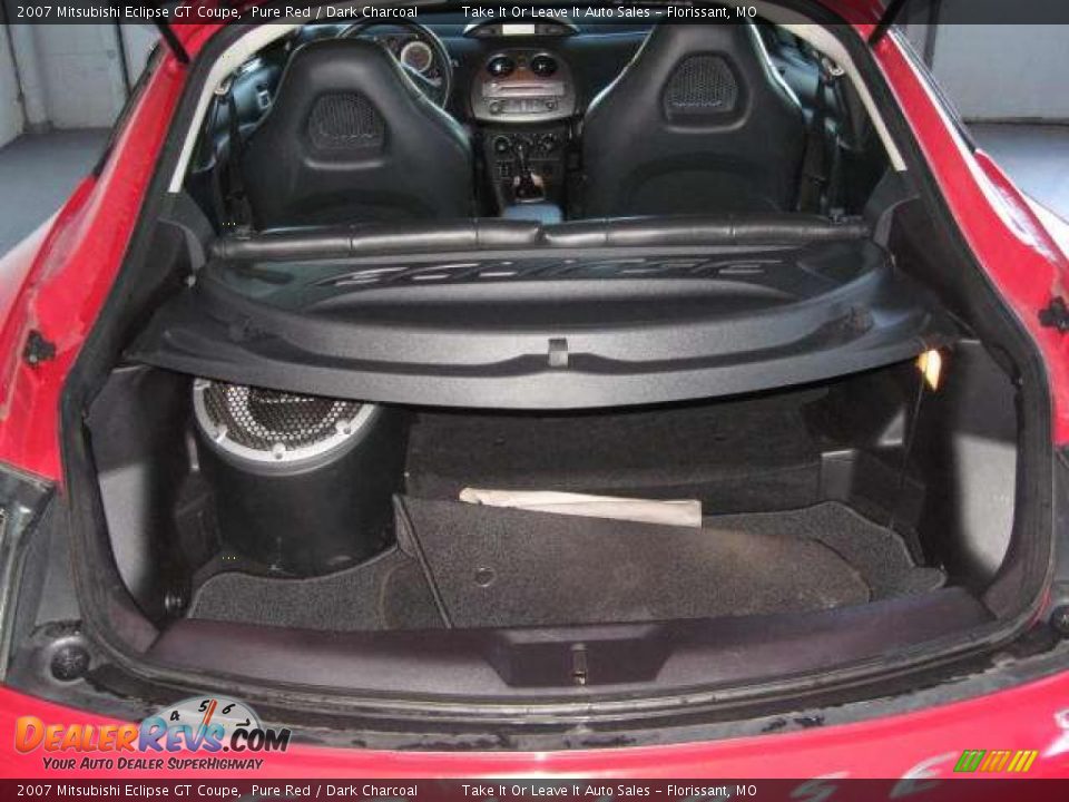 2007 Mitsubishi Eclipse GT Coupe Pure Red / Dark Charcoal Photo #6