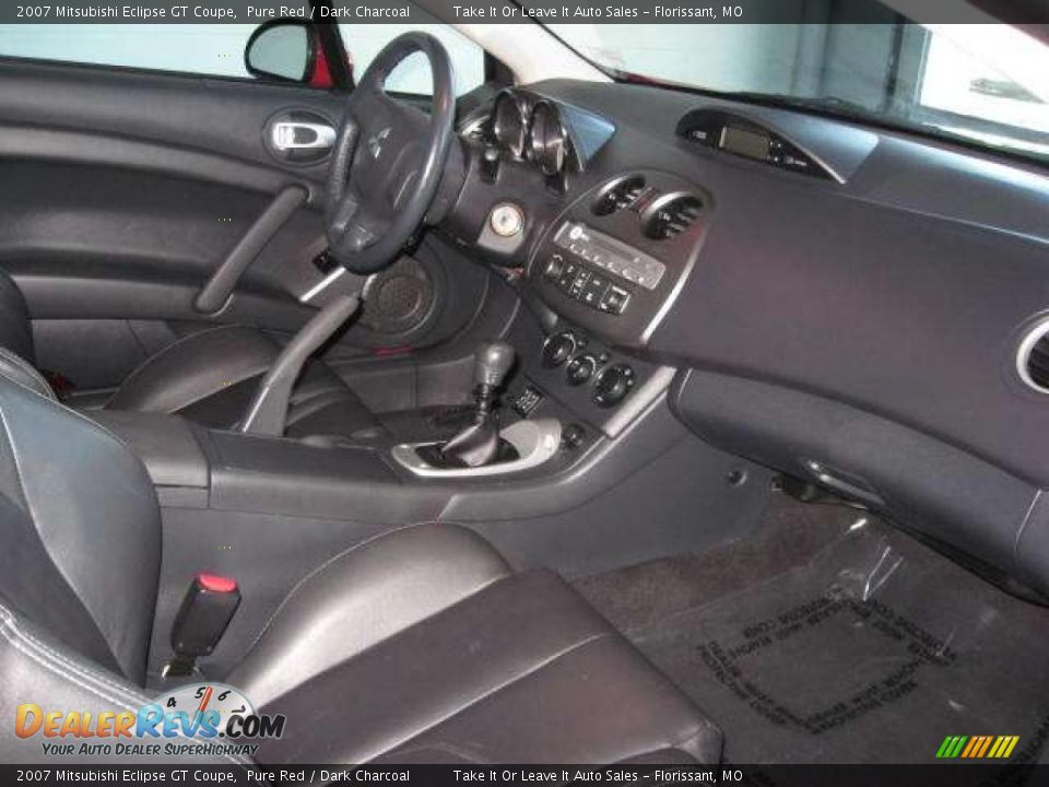 2007 Mitsubishi Eclipse GT Coupe Pure Red / Dark Charcoal Photo #8