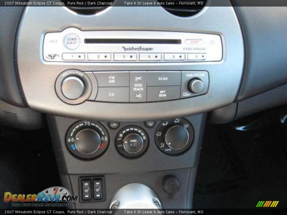 2007 Mitsubishi Eclipse GT Coupe Pure Red / Dark Charcoal Photo #10