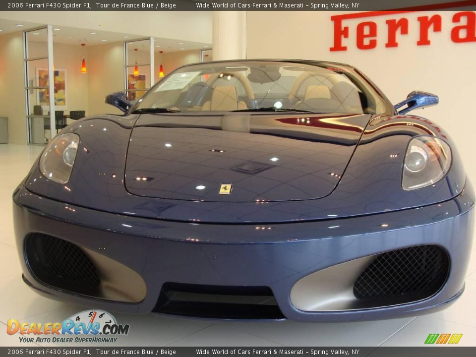 2006 Ferrari F430 Spider F1 Tour de France Blue / Beige Photo #2