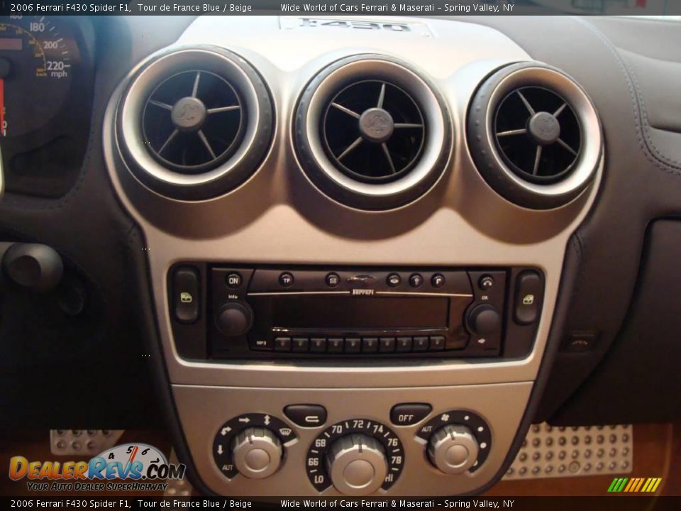 2006 Ferrari F430 Spider F1 Tour de France Blue / Beige Photo #9