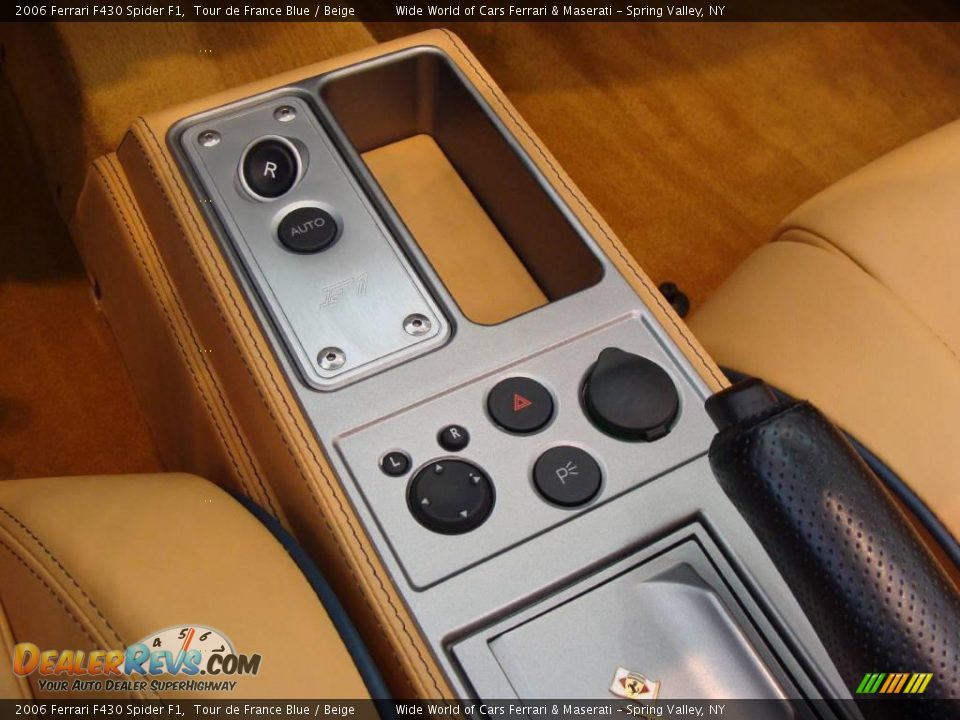 2006 Ferrari F430 Spider F1 Tour de France Blue / Beige Photo #10