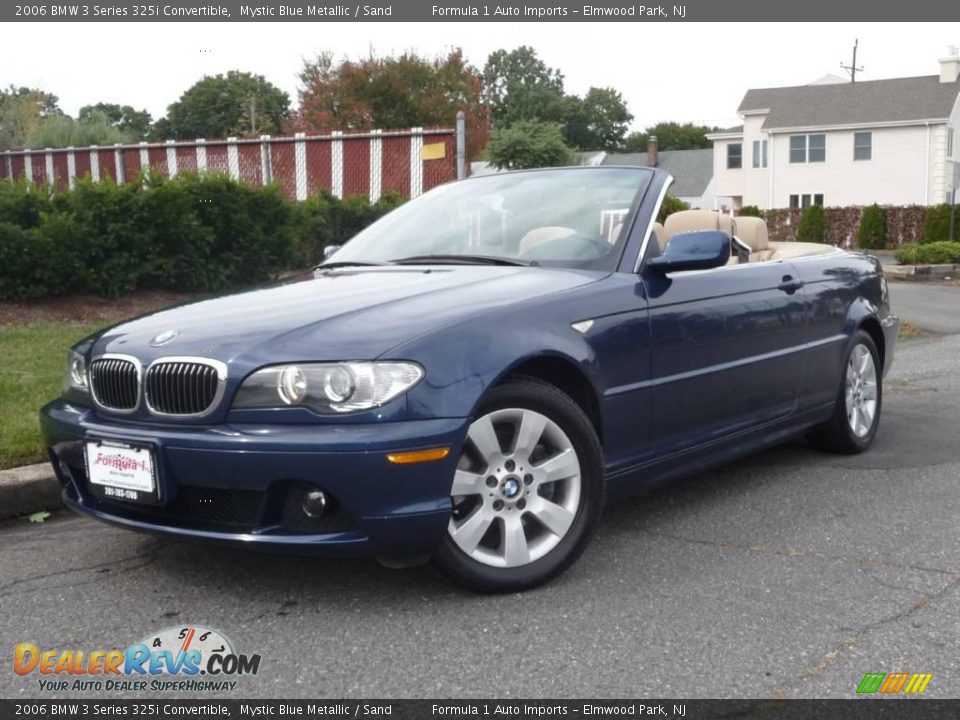 2006 BMW 3 Series 325i Convertible Mystic Blue Metallic / Sand Photo #1