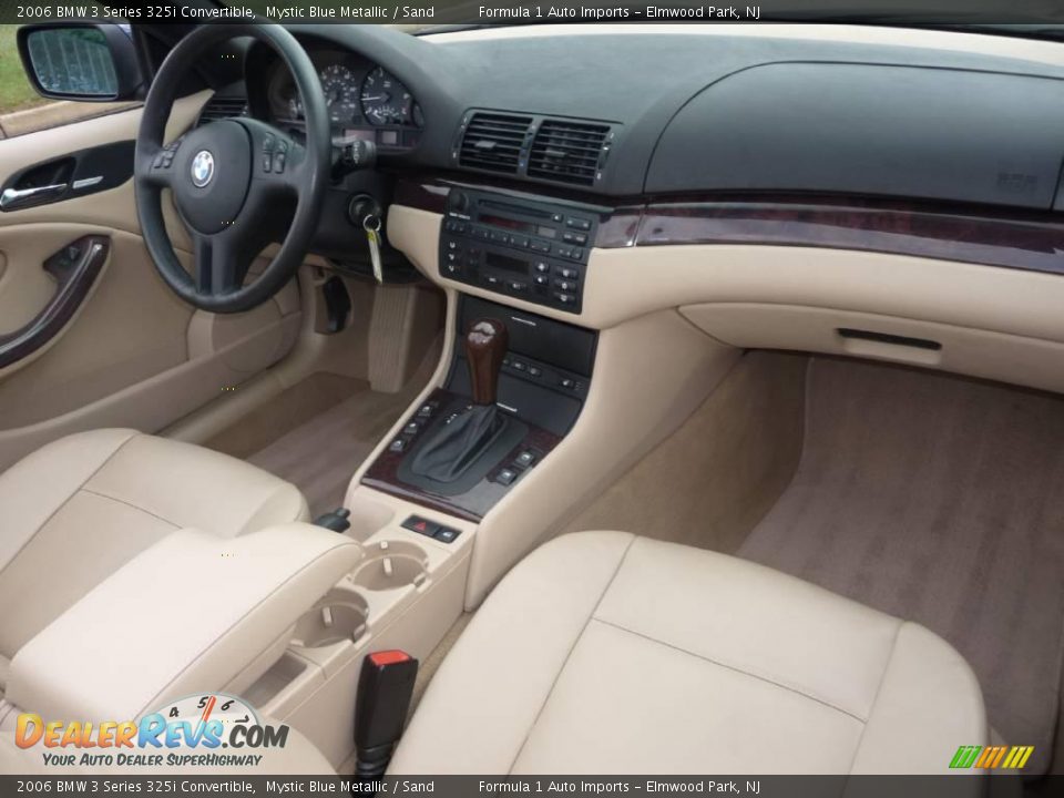 2006 BMW 3 Series 325i Convertible Mystic Blue Metallic / Sand Photo #6