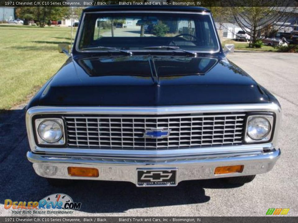 1971 Chevrolet C/K C10 Series Cheyenne Black / Black Photo #11