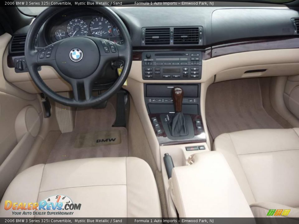 2006 BMW 3 Series 325i Convertible Mystic Blue Metallic / Sand Photo #9