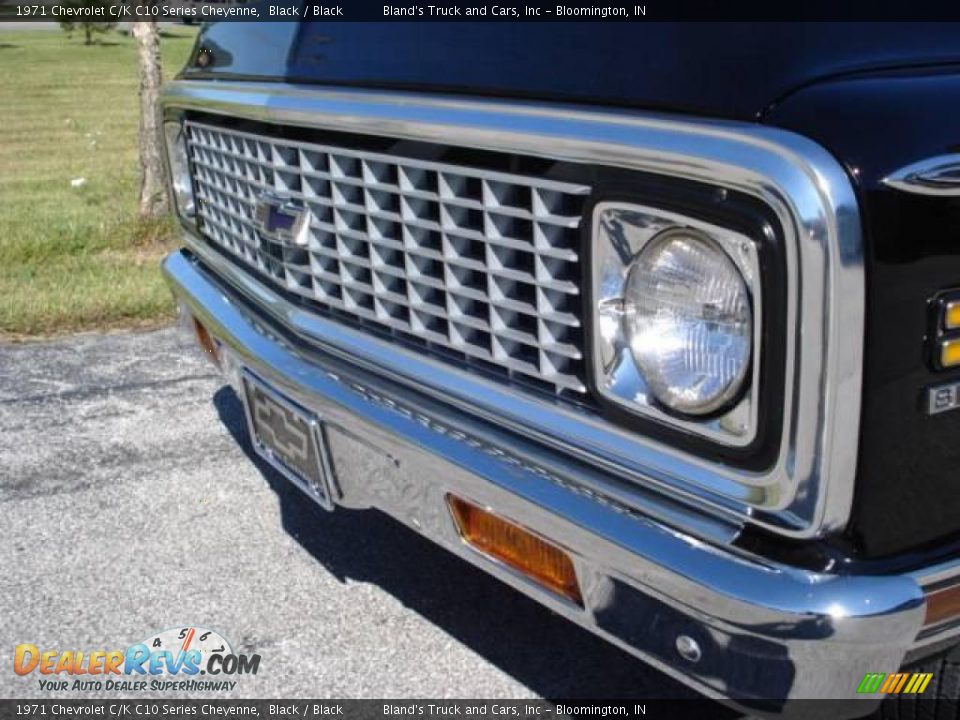 1971 Chevrolet C/K C10 Series Cheyenne Black / Black Photo #12