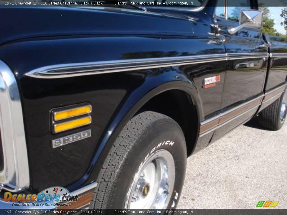 1971 Chevrolet C/K C10 Series Cheyenne Black / Black Photo #13