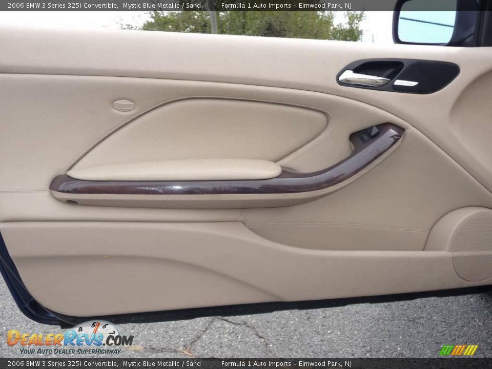2006 BMW 3 Series 325i Convertible Mystic Blue Metallic / Sand Photo #13