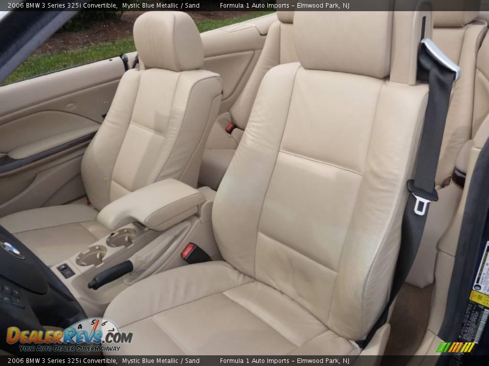 2006 BMW 3 Series 325i Convertible Mystic Blue Metallic / Sand Photo #14