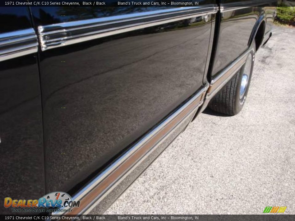 1971 Chevrolet C/K C10 Series Cheyenne Black / Black Photo #18