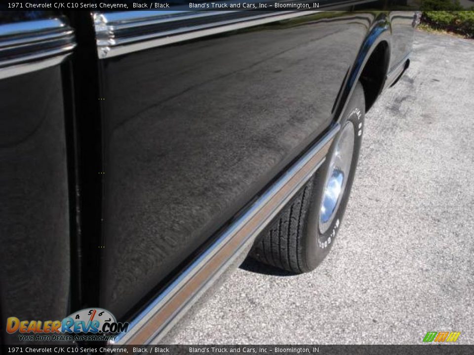 1971 Chevrolet C/K C10 Series Cheyenne Black / Black Photo #21