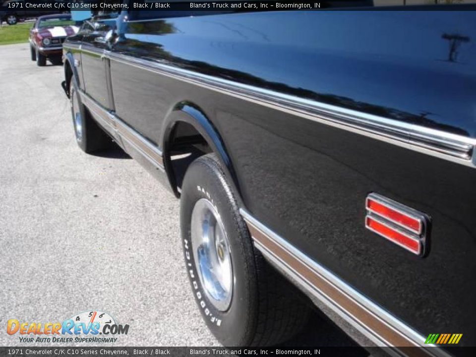 1971 Chevrolet C/K C10 Series Cheyenne Black / Black Photo #22