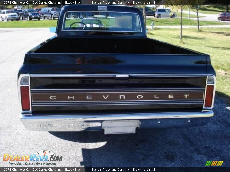 1971 Chevrolet C/K C10 Series Cheyenne Black / Black Photo #23
