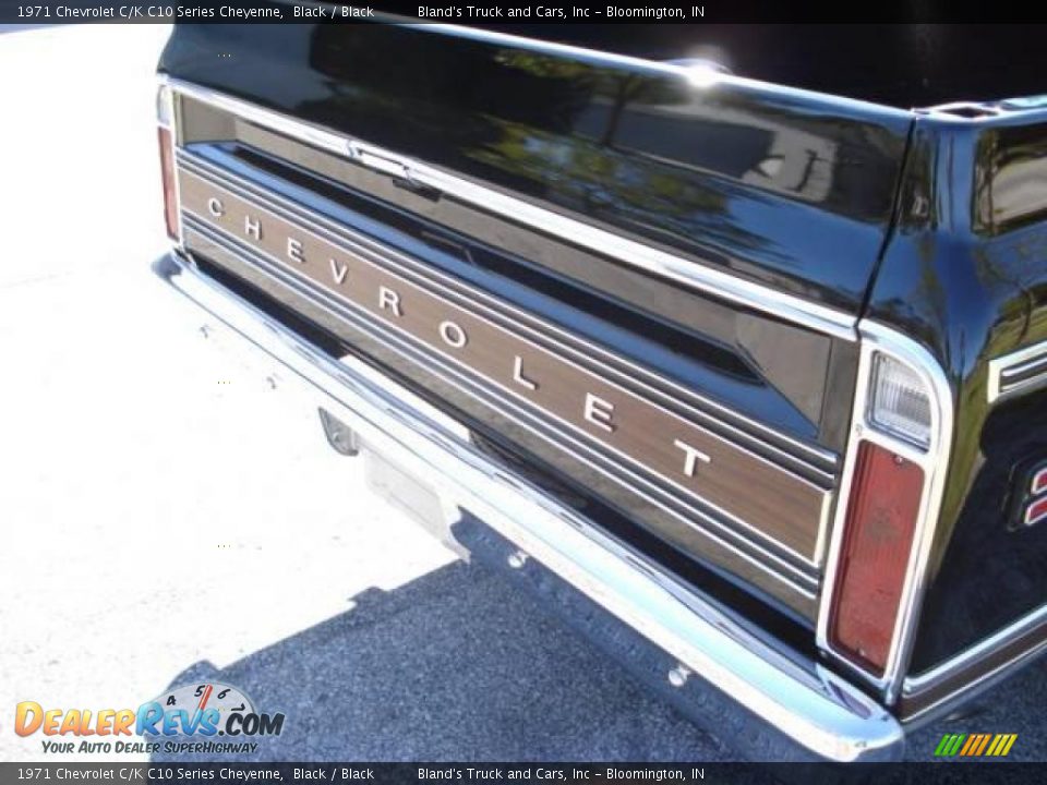 1971 Chevrolet C/K C10 Series Cheyenne Black / Black Photo #24