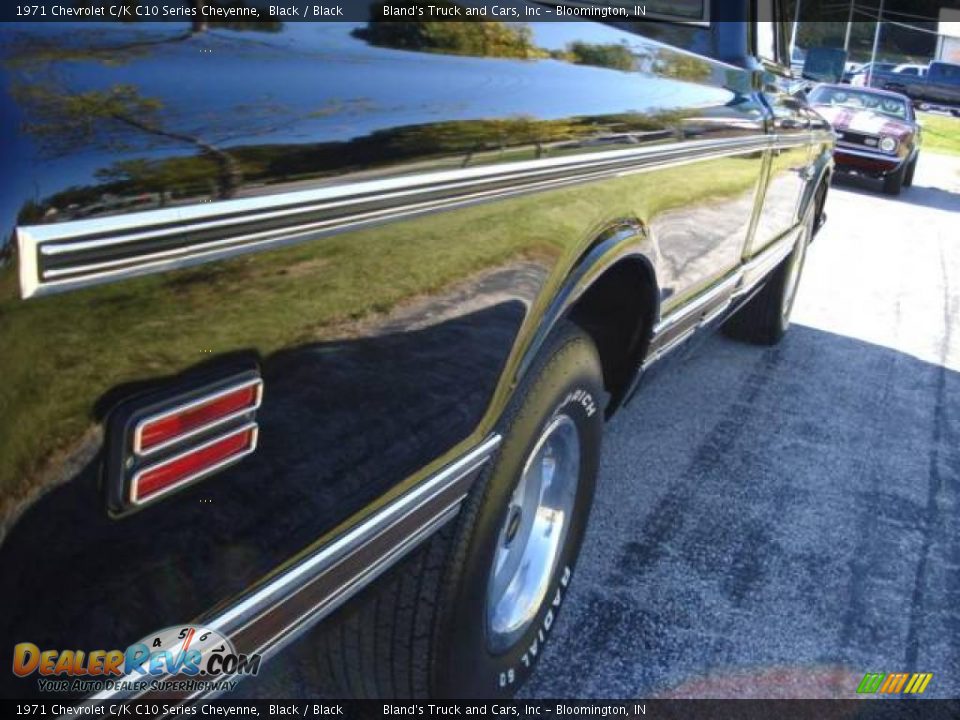 1971 Chevrolet C/K C10 Series Cheyenne Black / Black Photo #33