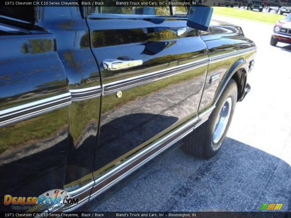 1971 Chevrolet C/K C10 Series Cheyenne Black / Black Photo #35