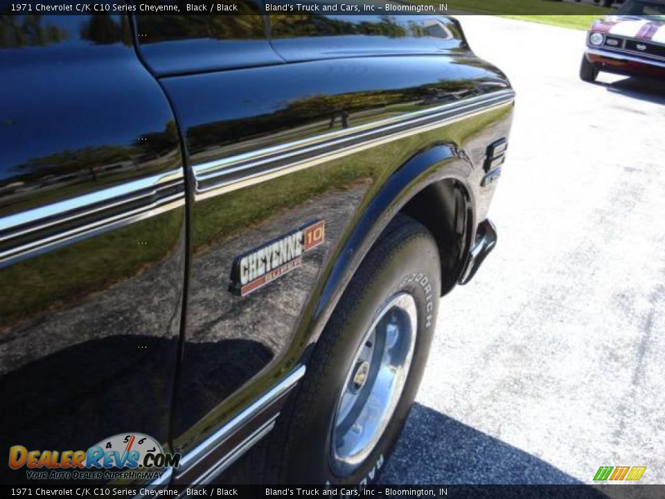 1971 Chevrolet C/K C10 Series Cheyenne Black / Black Photo #36