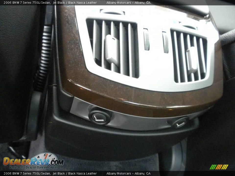 2006 BMW 7 Series 750Li Sedan Jet Black / Black Nasca Leather Photo #13