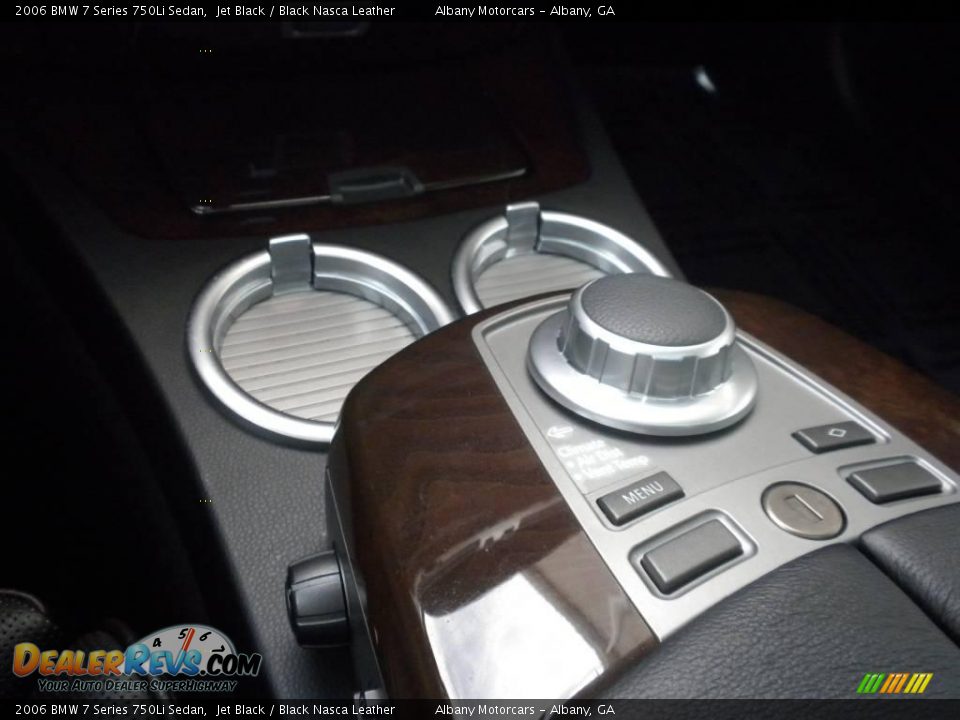 2006 BMW 7 Series 750Li Sedan Jet Black / Black Nasca Leather Photo #18