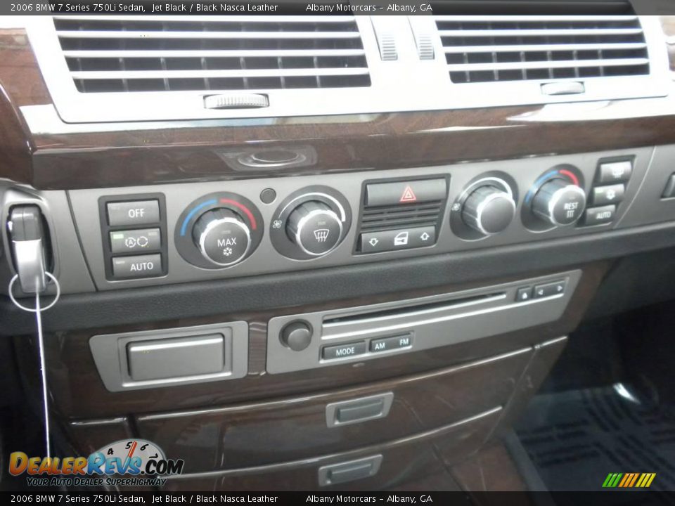 2006 BMW 7 Series 750Li Sedan Jet Black / Black Nasca Leather Photo #19
