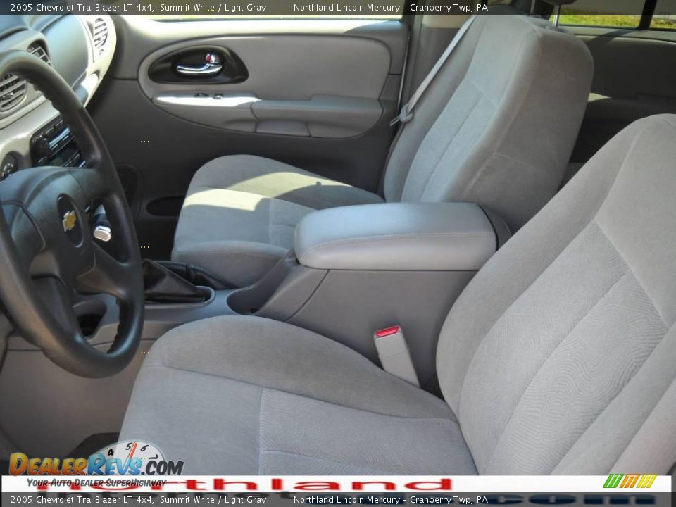 2005 Chevrolet TrailBlazer LT 4x4 Summit White / Light Gray Photo #8