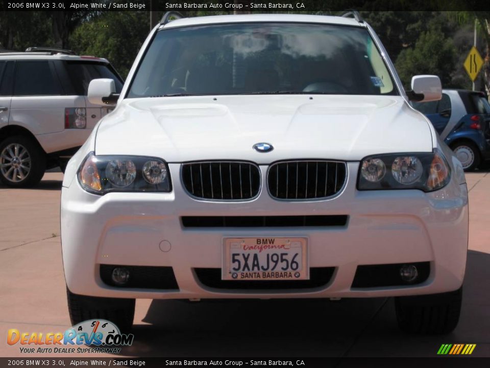 2006 BMW X3 3.0i Alpine White / Sand Beige Photo #2