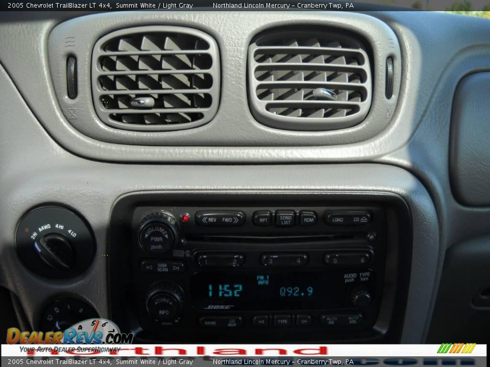 2005 Chevrolet TrailBlazer LT 4x4 Summit White / Light Gray Photo #17