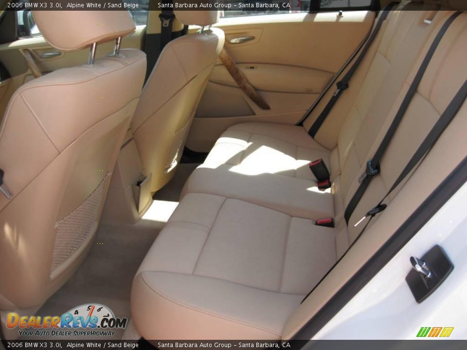 2006 BMW X3 3.0i Alpine White / Sand Beige Photo #12