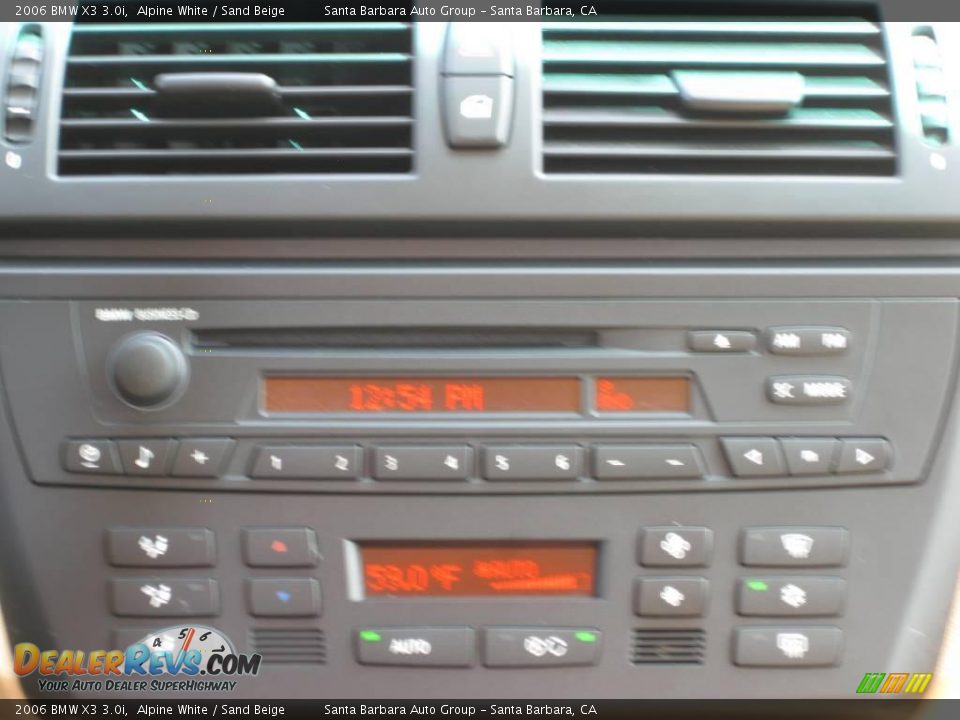 2006 BMW X3 3.0i Alpine White / Sand Beige Photo #16