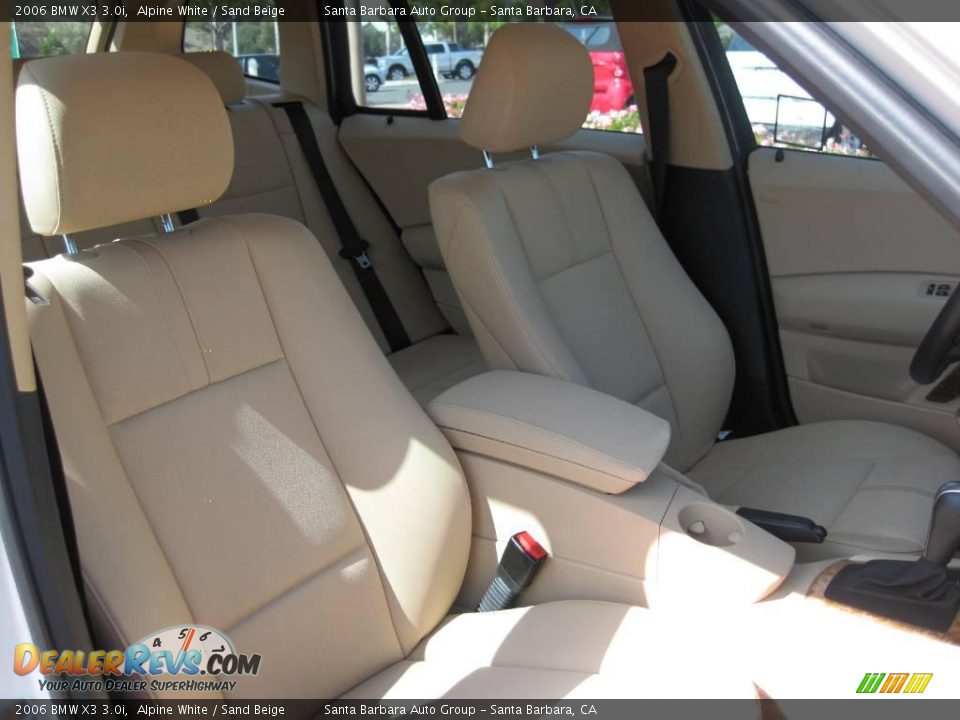 2006 BMW X3 3.0i Alpine White / Sand Beige Photo #19