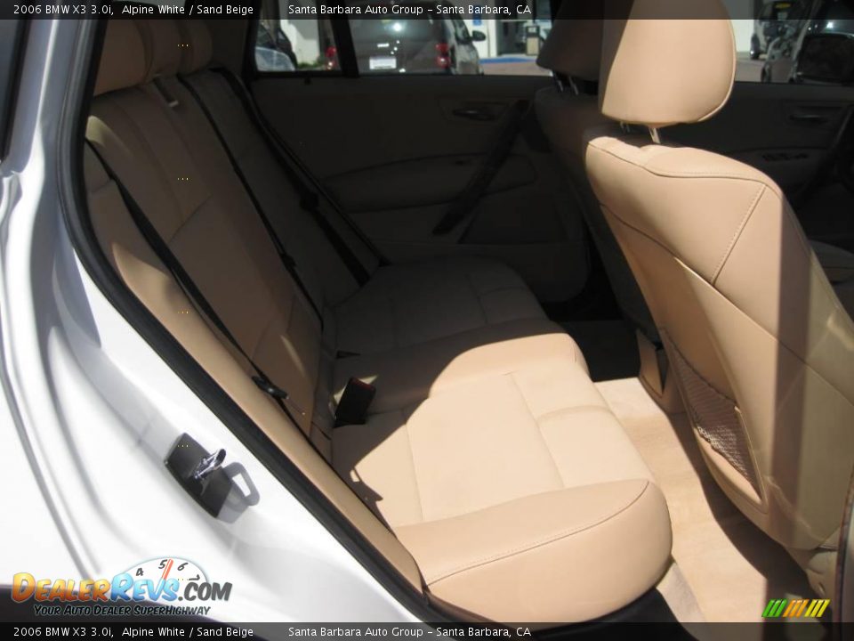 2006 BMW X3 3.0i Alpine White / Sand Beige Photo #20