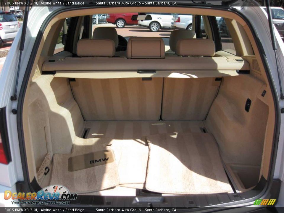 2006 BMW X3 3.0i Alpine White / Sand Beige Photo #21