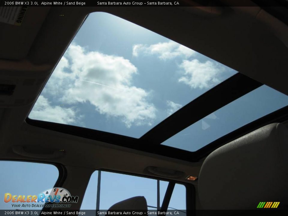 2006 BMW X3 3.0i Alpine White / Sand Beige Photo #24