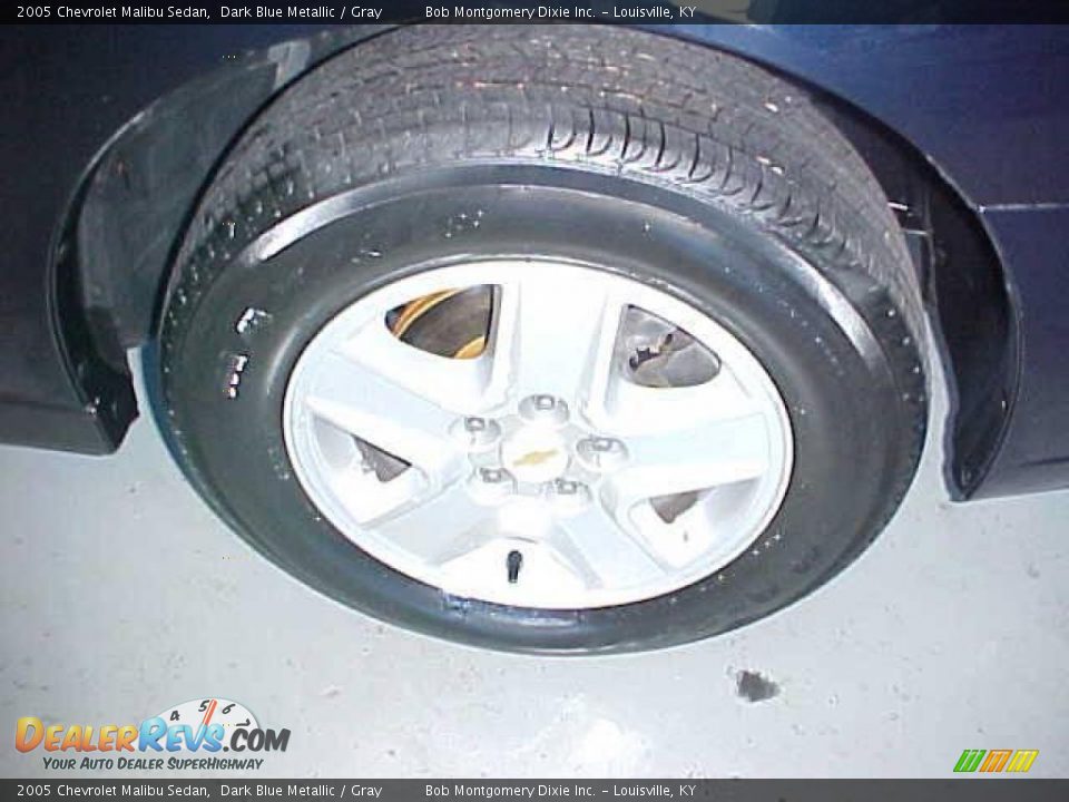 2005 Chevrolet Malibu Sedan Dark Blue Metallic / Gray Photo #4